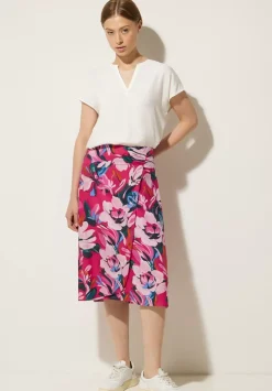 Midi Wickelrock Mit Print