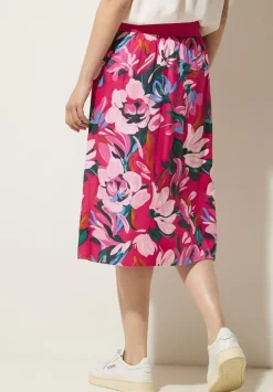 Midi Wickelrock Mit Print