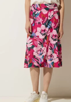 Midi Wickelrock Mit Print