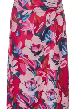 Midi Wickelrock Mit Print
