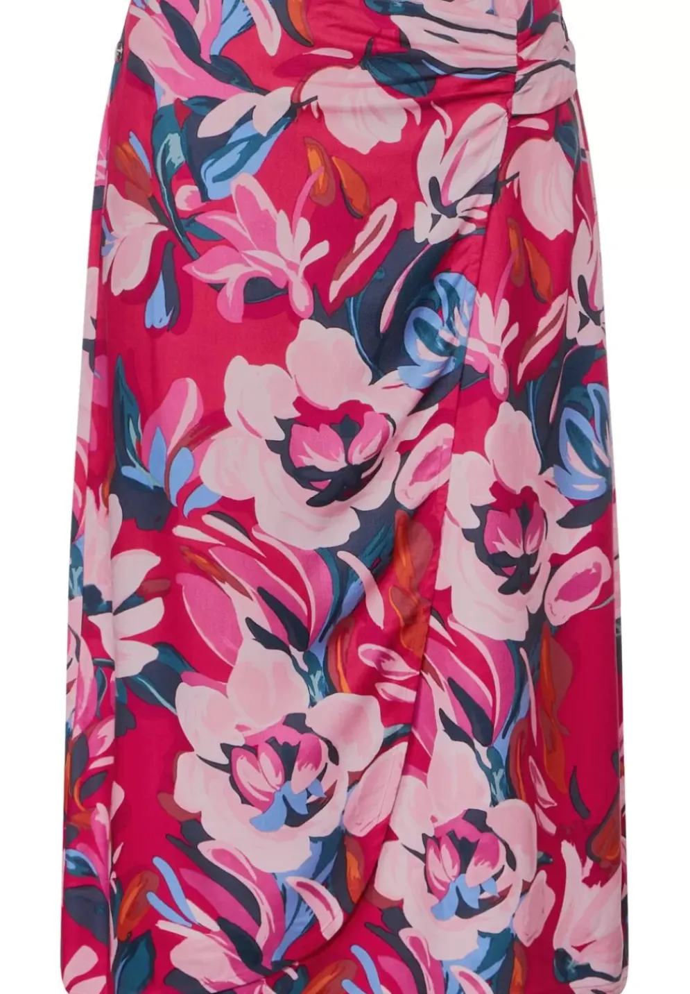 Midi Wickelrock Mit Print