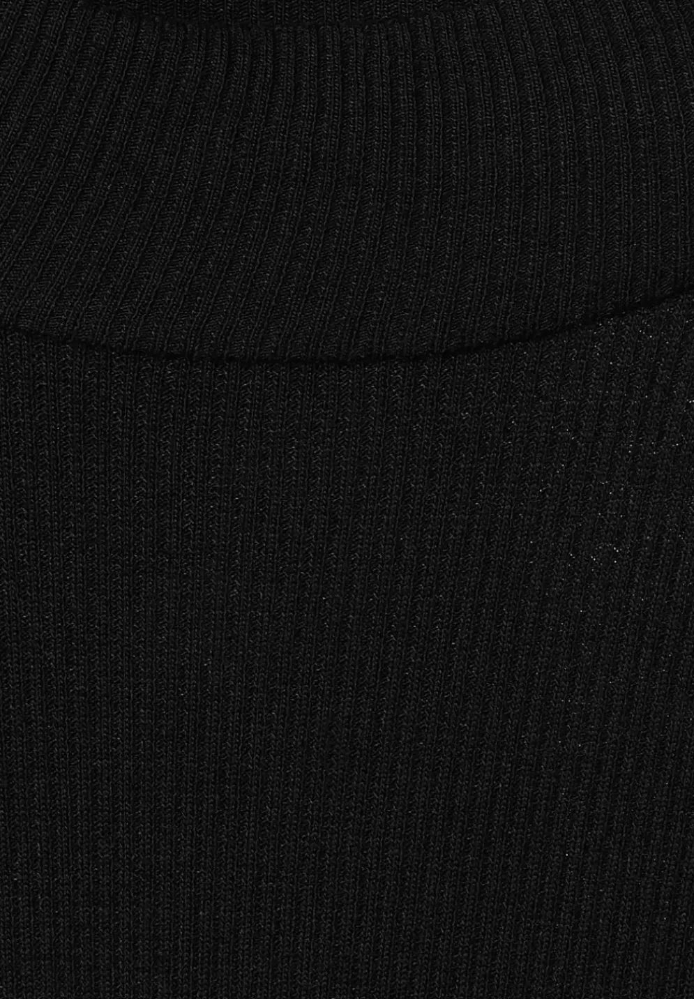 Midikleid Im Materialmix