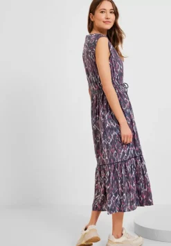 Midikleid Mit Alloverprint