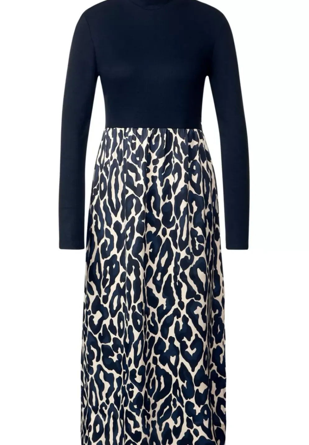 Midikleid Mit Leo Print