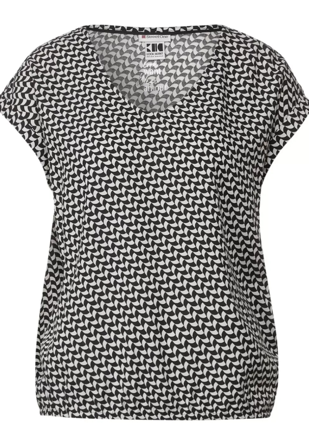 Minimalmuster Bluse
