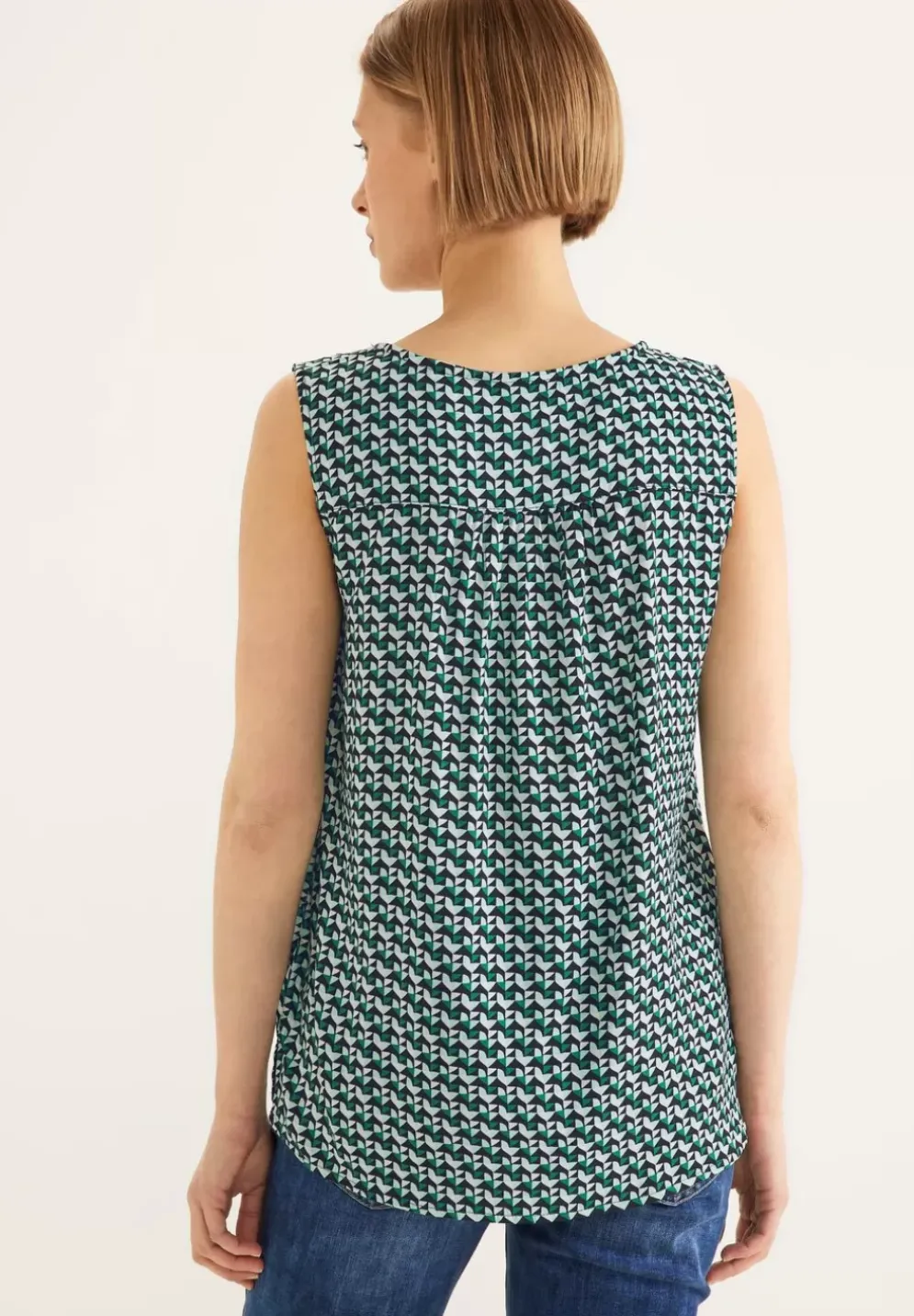 Minimalmuster Blusentop