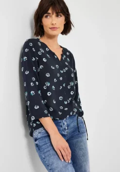Minimalprint Bluse