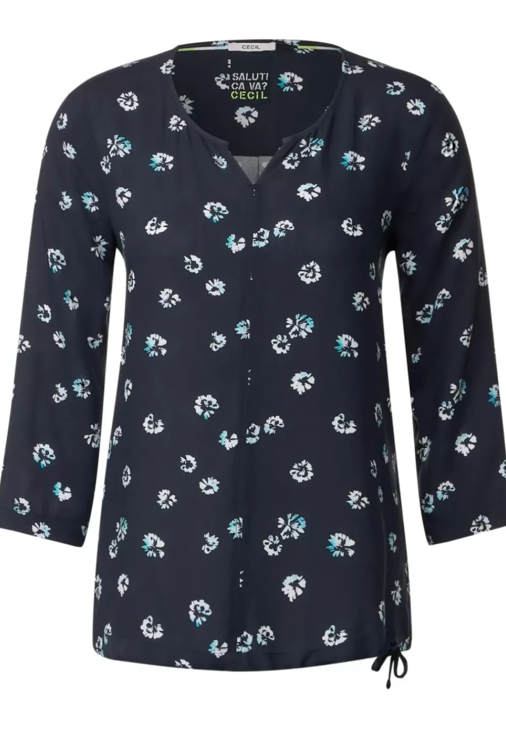 Minimalprint Bluse