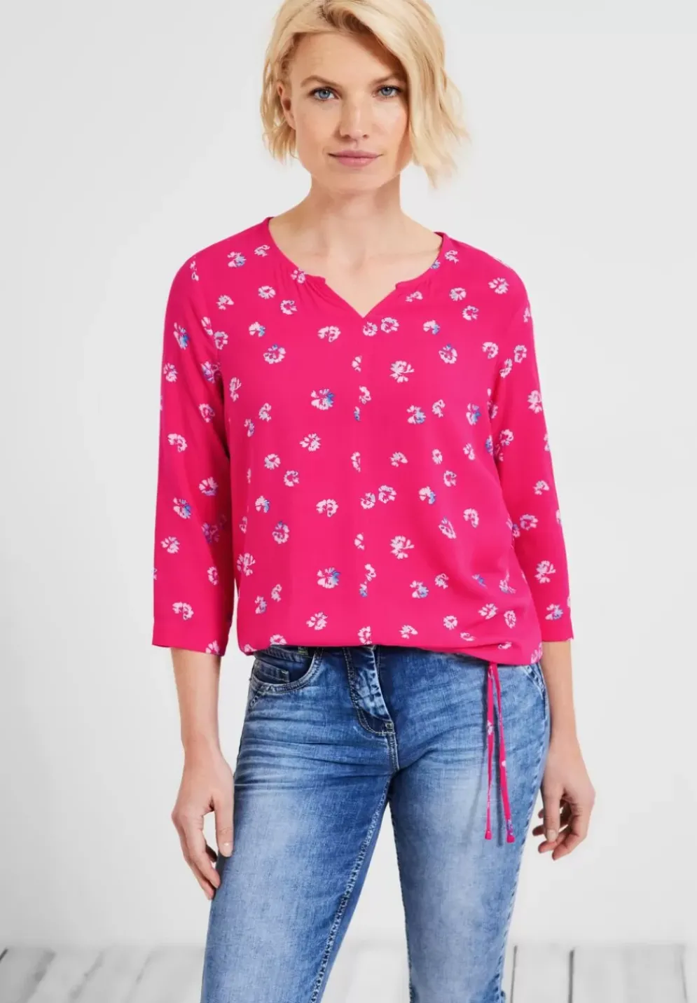 Minimalprint Bluse