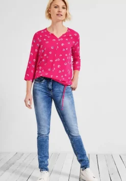 Minimalprint Bluse