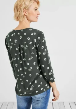 Minimalprint Bluse