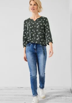 Minimalprint Bluse