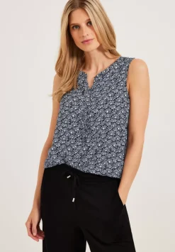 Minimalprint Bluse