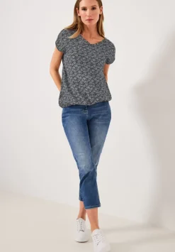 Minimalprint Bluse