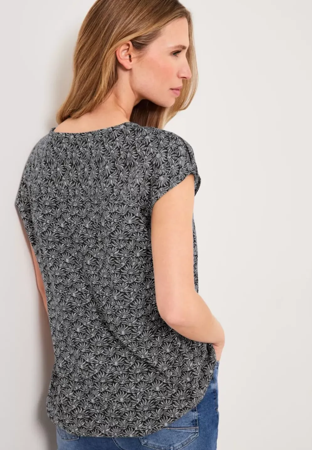 Minimalprint Bluse