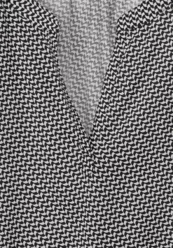 Minimalprint Blusenshirt
