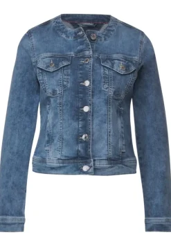Mittelblaue Jeansjacke