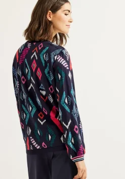 Multicolor Blusenjacke