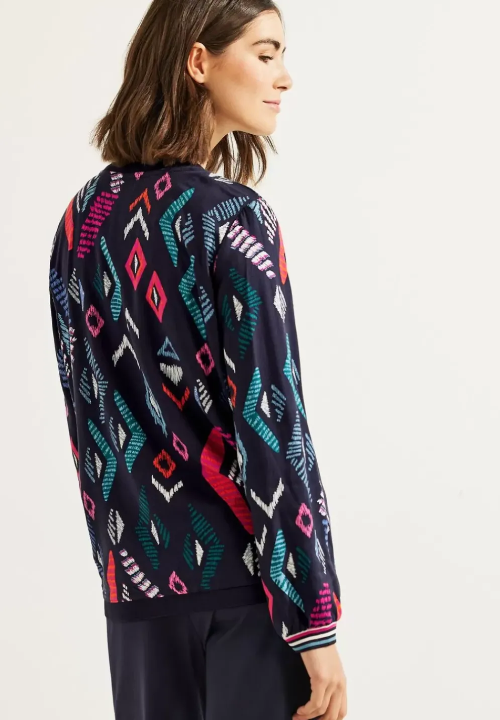 Multicolor Blusenjacke