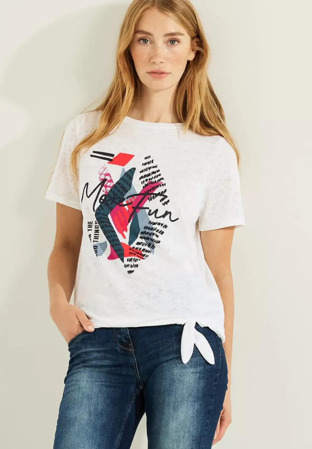 Multicolor Fotoprint Shirt