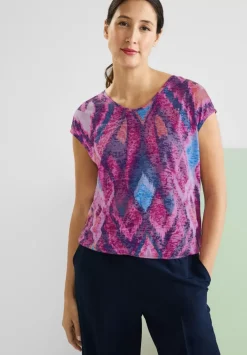 Multicolor Ikat Print Shirt
