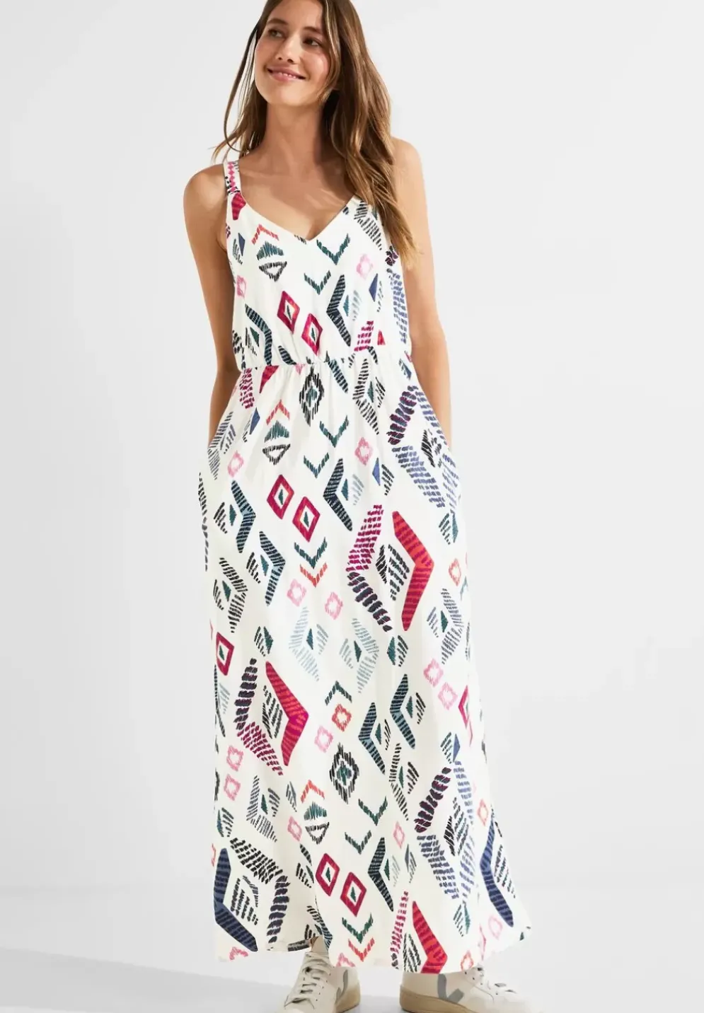 Multicolor Maxi Kleid