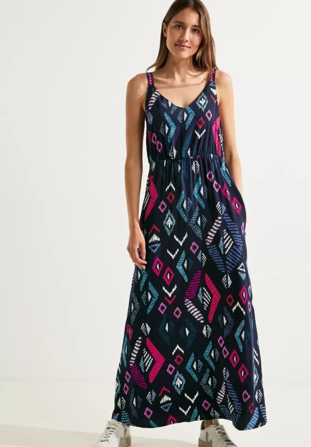 Multicolor Maxi Kleid