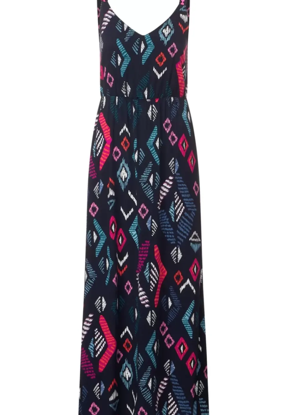 Multicolor Maxi Kleid