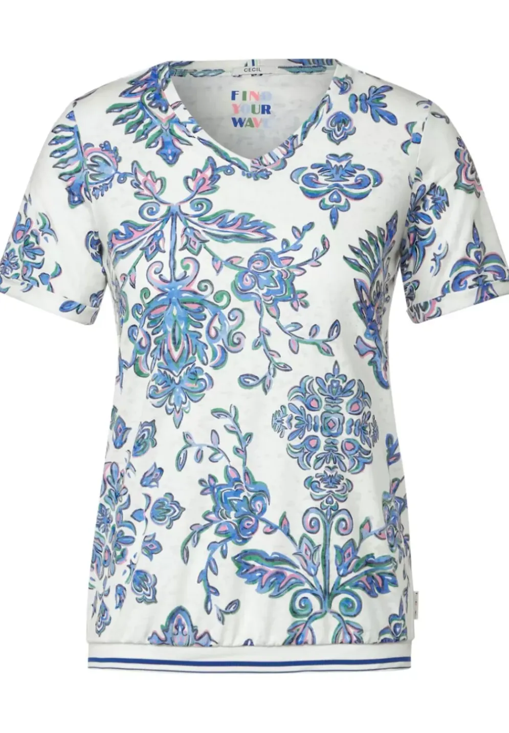 Multicolor Ornament Burn Out
