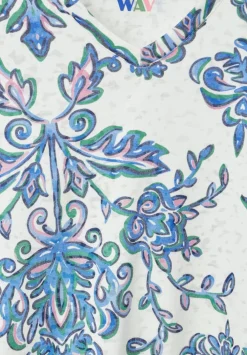 Multicolor Ornament Burn Out