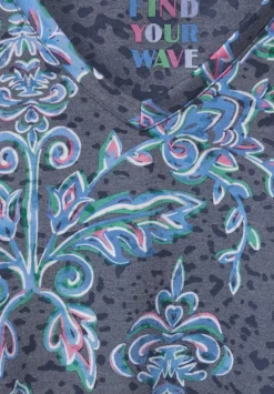 Multicolor Ornament Burn Out