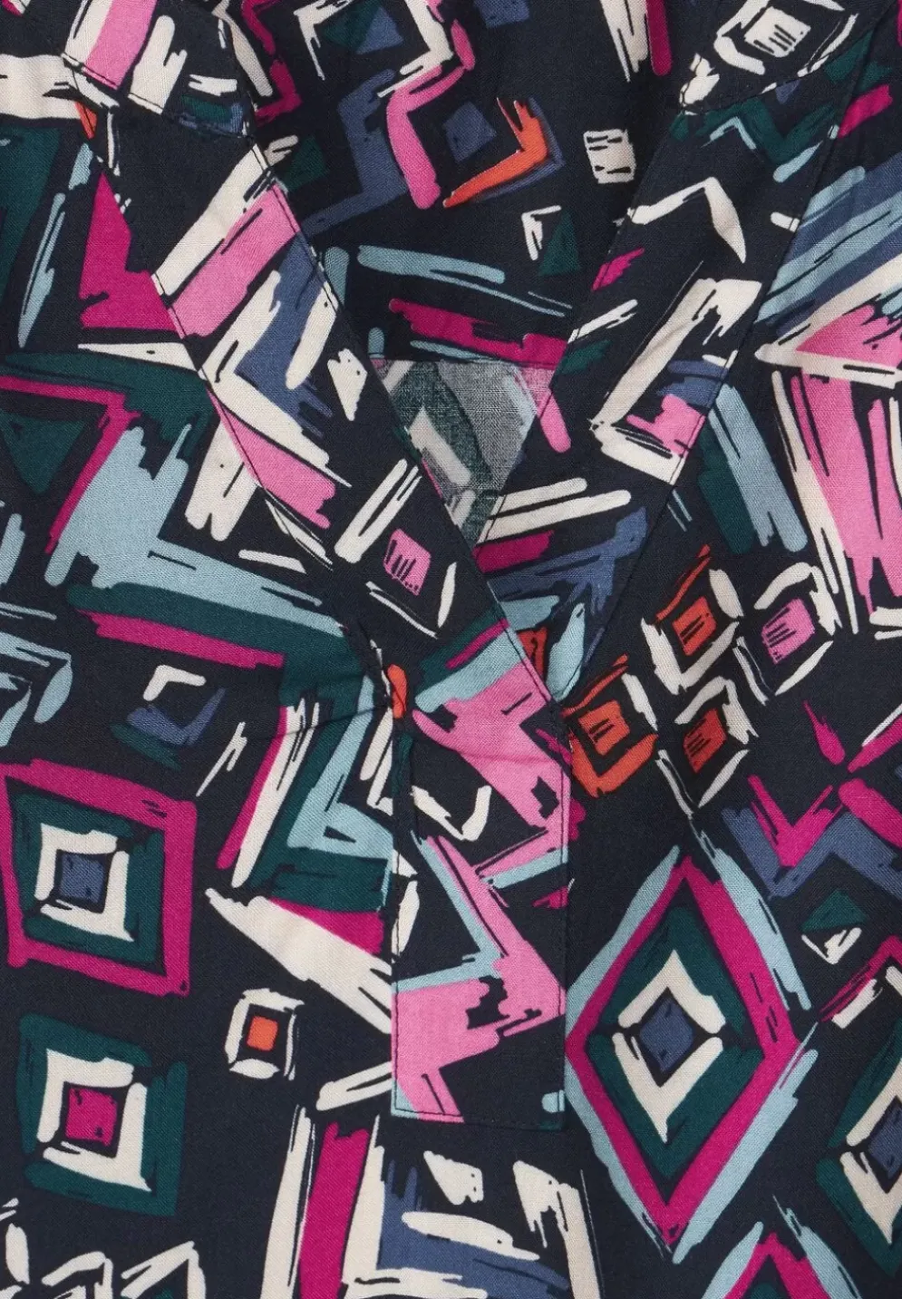Multicolor Printkleid