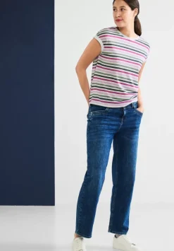 Multicolor Streifen T-Shirt