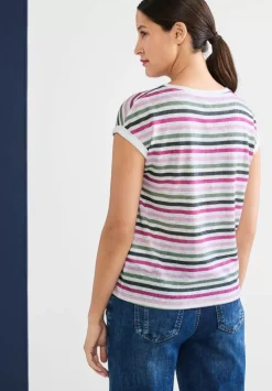 Multicolor Streifen T-Shirt