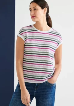 Multicolor Streifen T-Shirt