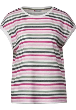 Multicolor Streifen T-Shirt
