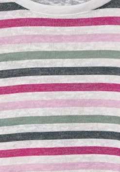 Multicolor Streifen T-Shirt