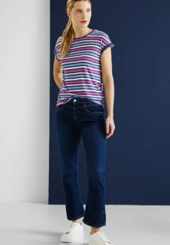 Multicolor Streifen T-Shirt