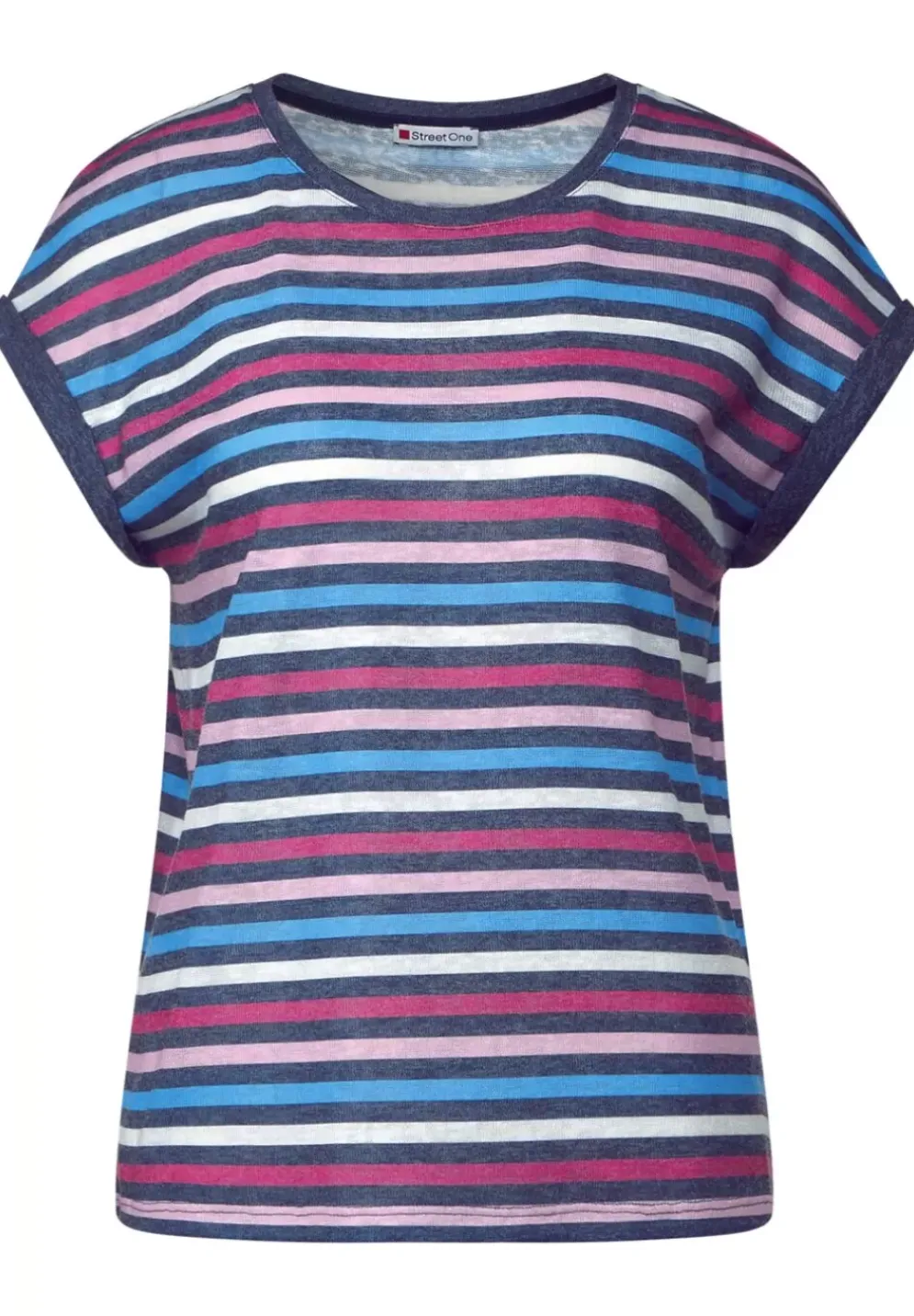 Multicolor Streifen T-Shirt