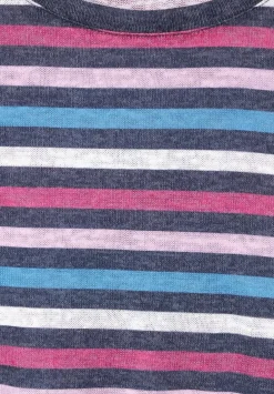 Multicolor Streifen T-Shirt