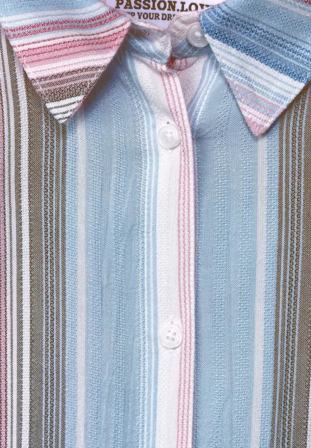Multicolor Streifenbluse