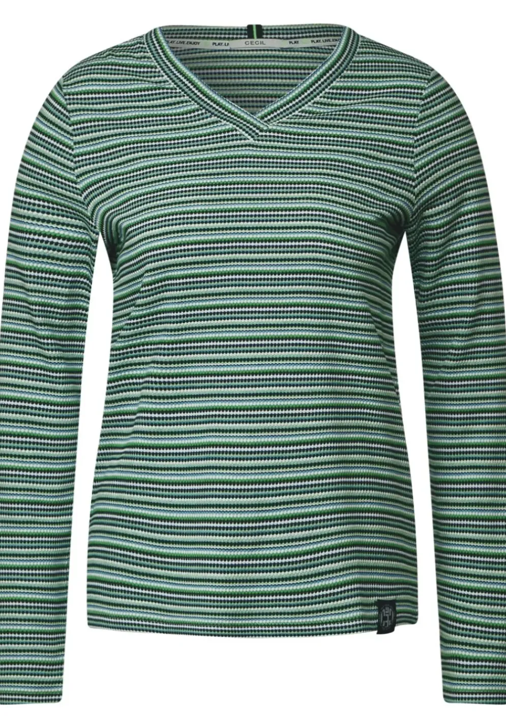 Multicolor Struktur Shirt