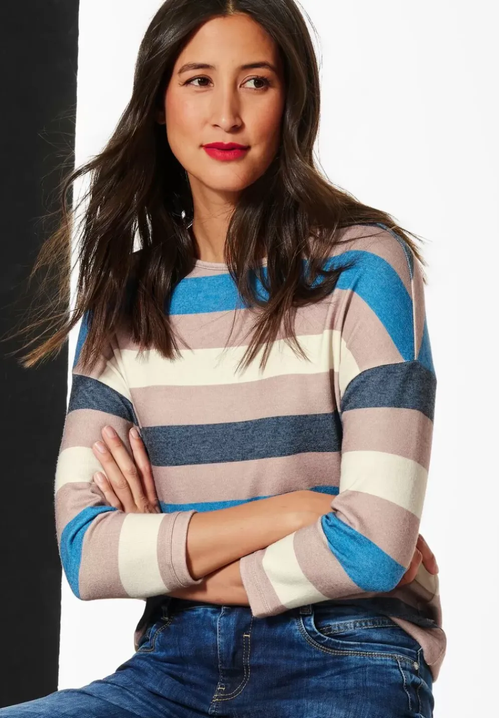 Multicolour Streifen Shirt