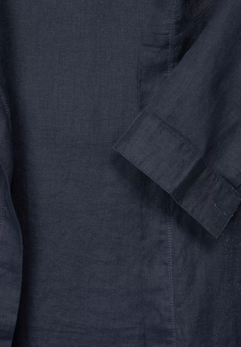 Offene Leinen Longjacke