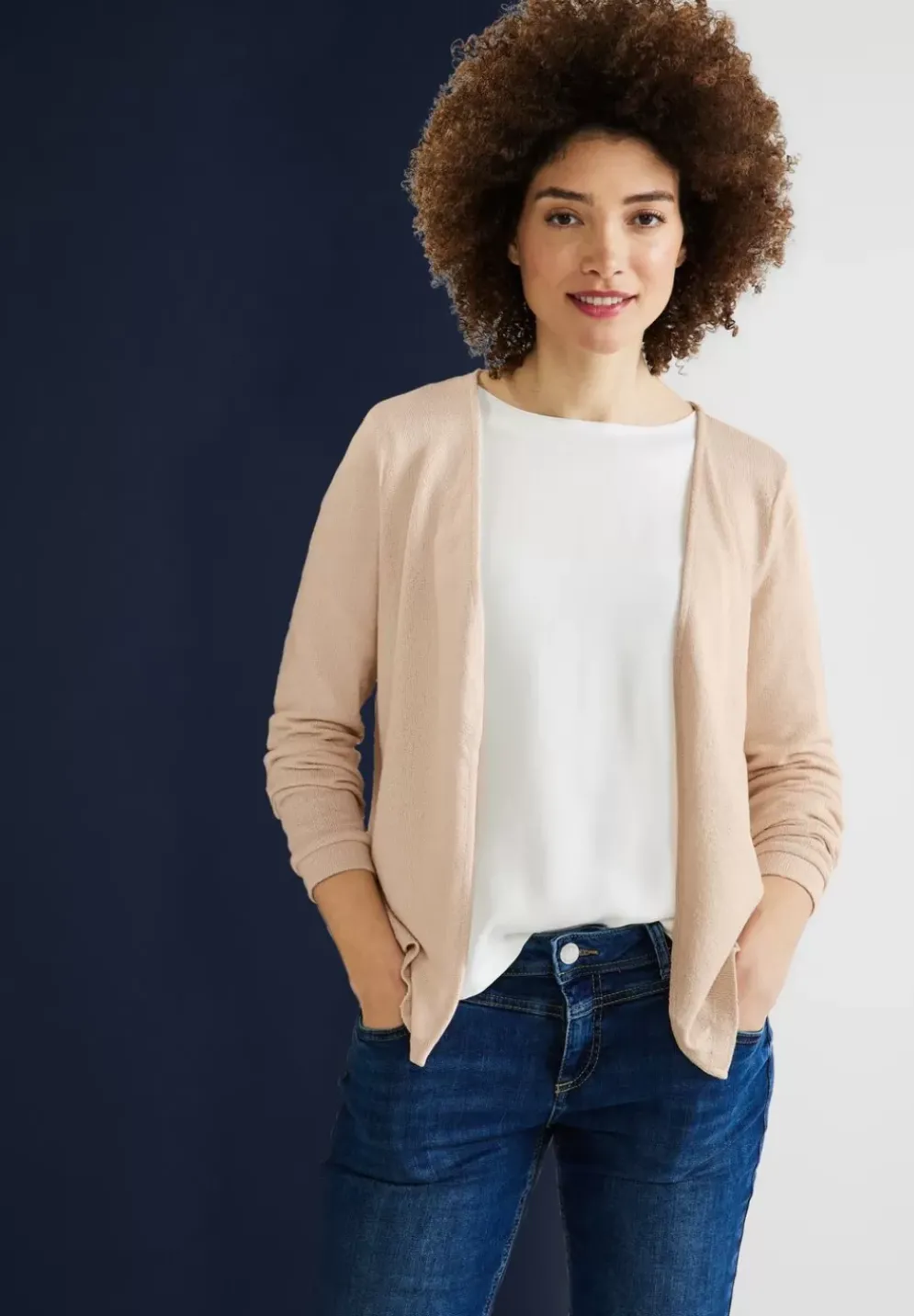 Offene Shirtjacke