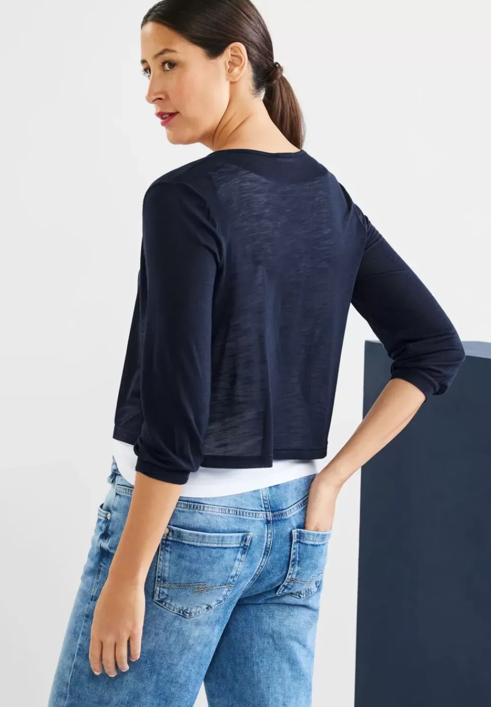 Offene Shirtjacke