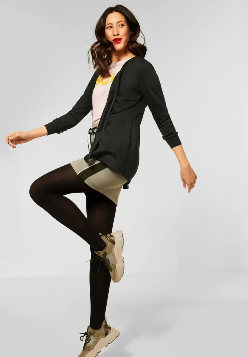 Offene Shirtjacke