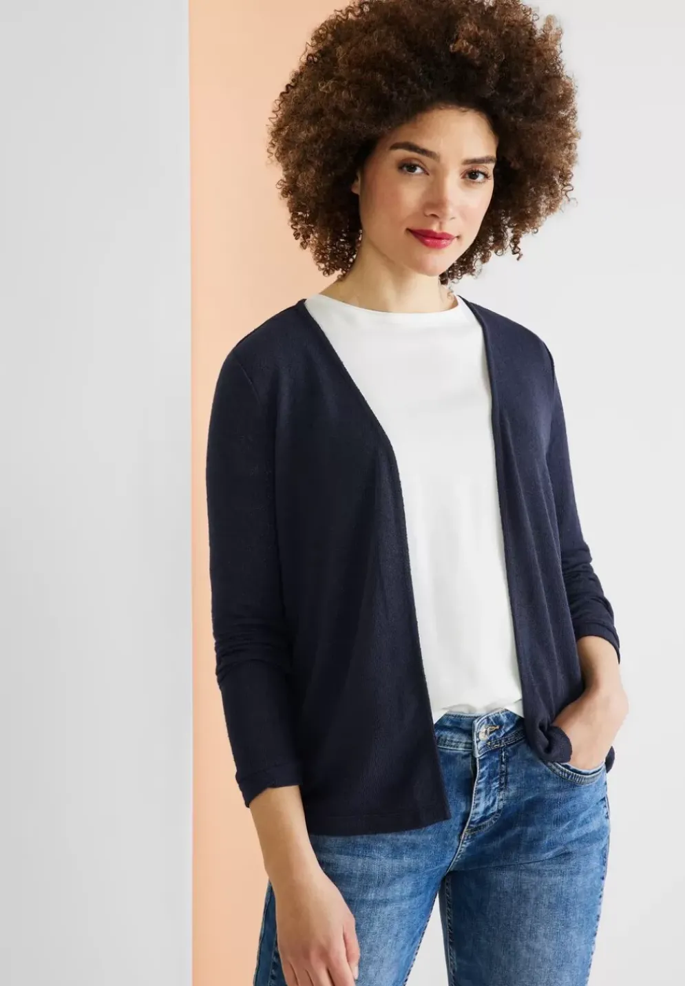 Offene Shirtjacke