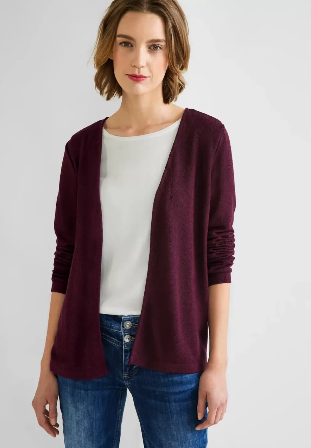Offene Shirtjacke