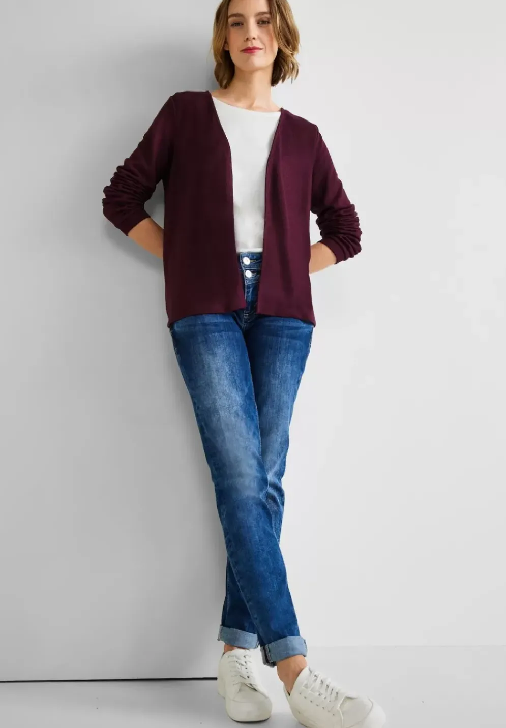 Offene Shirtjacke